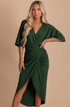 Front Page 20 Dress Day Now Or Never Faux Wrap Dress