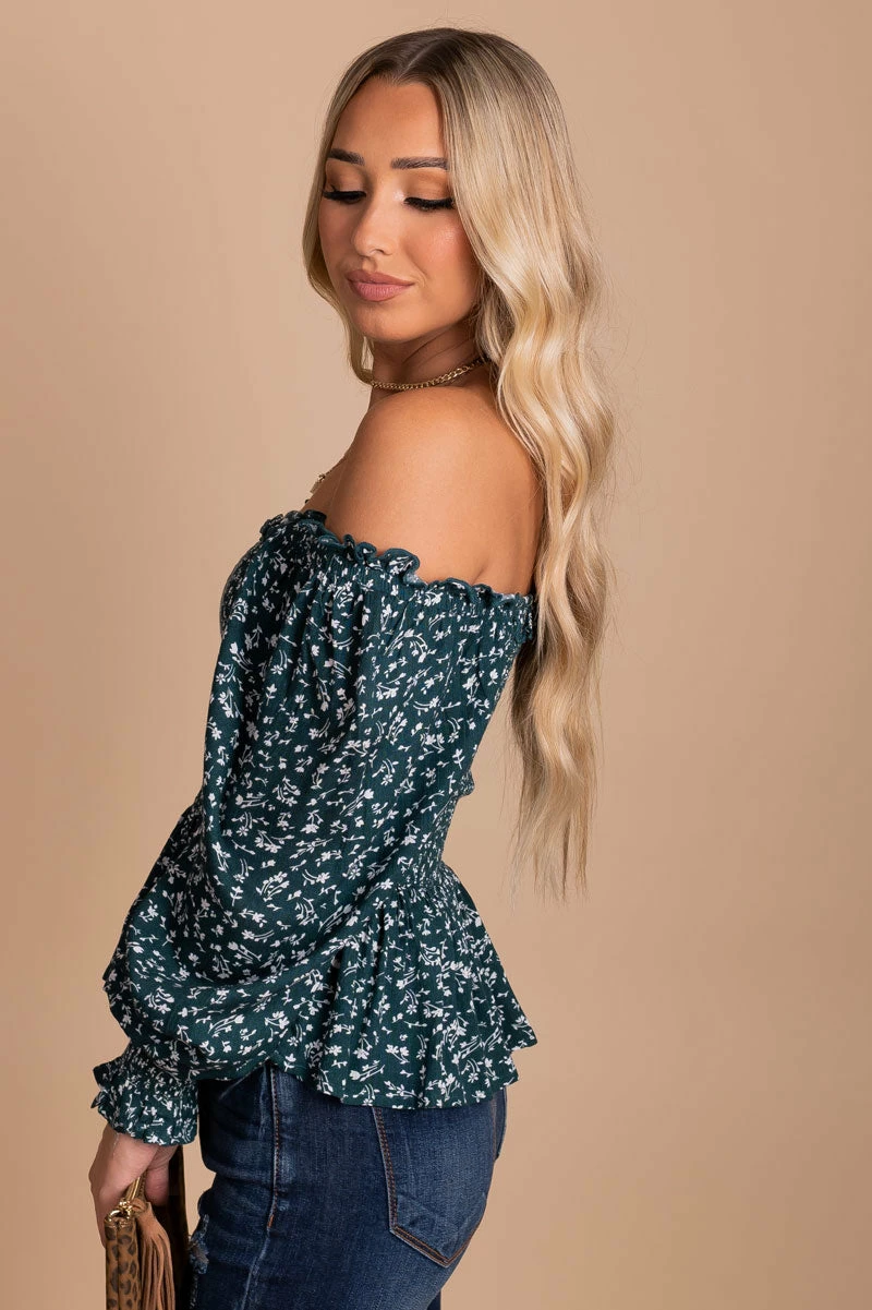 In Loom Desert Wildflower Smocked Long Sleeve Top 18 In Loom Desert Wildflower Smocked Long Sleeve Top - Image 16