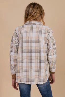 Lily Clothing One With Nature Plaid Button Up Top -bella ella boutique shop light back fa27f911 e479 412d b2f6 12212732cfc5 5000x