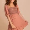 Mine & E&M Sunset Dream Mini Dress - Pink -bella ella boutique shop main image 96dbbe1b 5812 48eb ac8a 2c45325b0f40 5000x