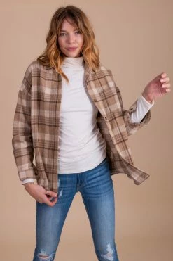 Lily Clothing One With Nature Plaid Button Up Top -bella ella boutique shop main e3dd8fb8 0b80 43d4 b5a1 fccbc90ee983 5000x