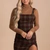 Chocolate Everything Nice Plaid Mini Dress - Black -bella ella boutique shop main edecc114 363b 42ff 9ee3 943f187eb920 5000x