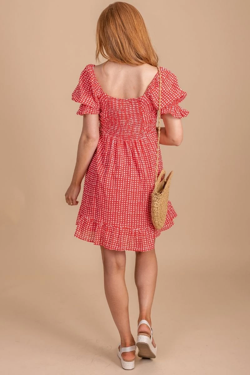 Very J Picnic Date Gingham Mini Dress 8 Very J Picnic Date Gingham Mini Dress - Image 6