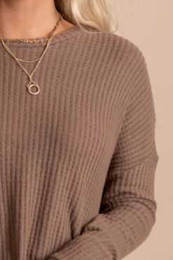 Zenana Life Goes On Long Sleeve Waffle Top -bella ella boutique shop oatmeal 2 a673de40 5aea 49e6 af7e 2108cdedb33b 5000x