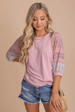 Emerald Collection Infinite Love Floral Sleeve Top - Light Brown -bella ella boutique shop oatmeal 2 be2d926d 7fe7 468f 9854 59bc4404b94c 5000x