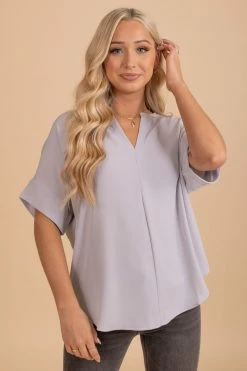 Zenana Born For This Short Sleeve Blouse -bella ella boutique shop oatmeal 2 dfc56d46 461e 43ce 8d09 fa44a8bdd545 5000x