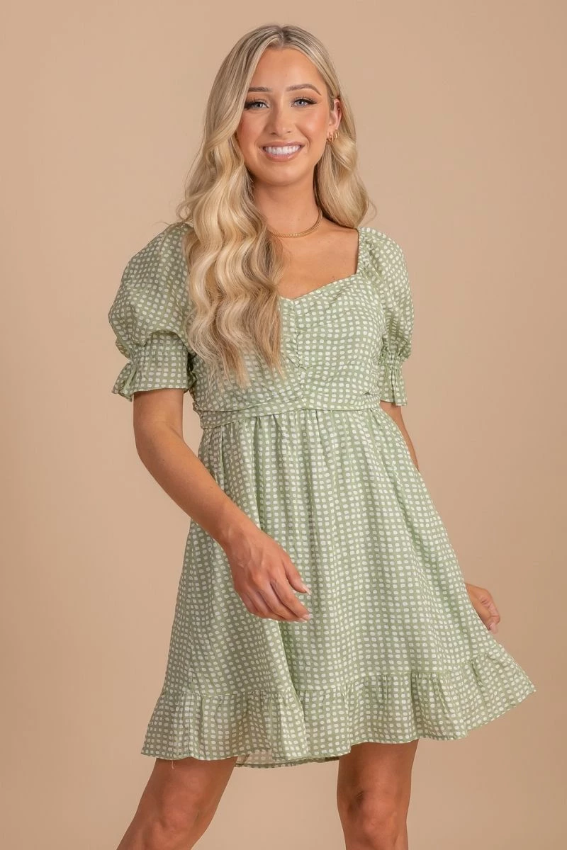 Very J Picnic Date Gingham Mini Dress 3 Very J Picnic Date Gingham Mini Dress