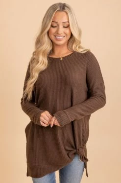 Zenana Life Goes On Long Sleeve Waffle Top -bella ella boutique shop oatmeal 7 044bf604 007c 412b ba3c 9437a72f071c 5000x