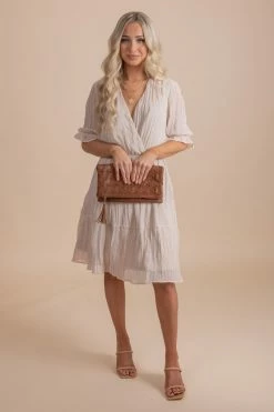 Listicle On The List Knee-Length Dress