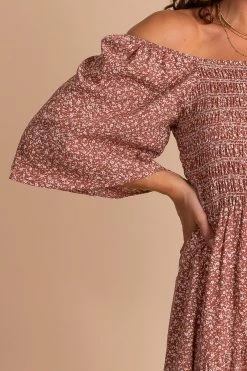 Polagram Oakley Floral Tiered Midi Dress 17 Polagram Oakley Floral Tiered Midi Dress -bella ella boutique shop pink detail 94531852 3112 471e b4de f8a8708352d5 5000x