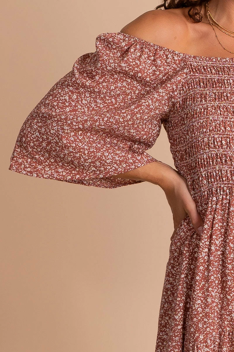 Polagram Oakley Floral Tiered Midi Dress 9 Polagram Oakley Floral Tiered Midi Dress - Image 7