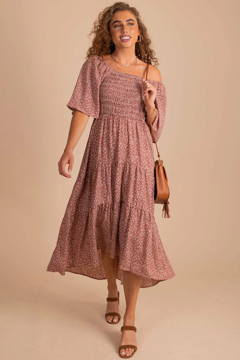 Polagram Oakley Floral Tiered Midi Dress 7 Polagram Oakley Floral Tiered Midi Dress - Image 5