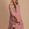 E&M/Mine Dream Montage Long Sleeve Mini Dress -bella ella boutique shop pink main 25a87a69 23cb 4506 a0d9 58db23703d67 5000x
