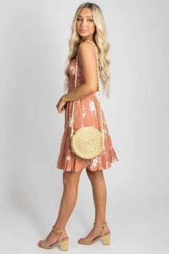 Love Tree Floral Lullaby Mini Dress -bella ella boutique shop pink side 09473572 18a7 4eae a162 6e588738347b 5000x