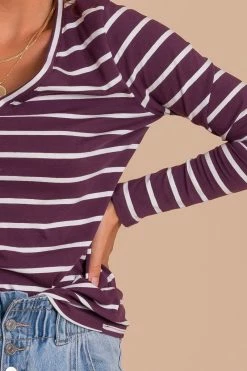 Bella Ella Boutique Everything You Need Burgundy Striped Top 19 Bella Ella Boutique Everything You Need Burgundy Striped Top -bella ella boutique shop purple detail 936ca89f afd1 4f7c a310 263202b5bb9c 5000x