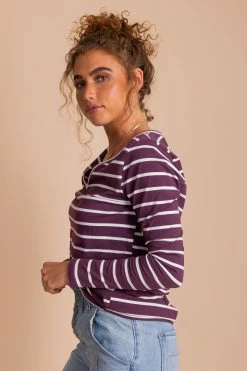 Bella Ella Boutique Everything You Need Burgundy Striped Top 18 Bella Ella Boutique Everything You Need Burgundy Striped Top -bella ella boutique shop purple side 85b23234 eb31 4622 ad62 76a18f83653f 5000x