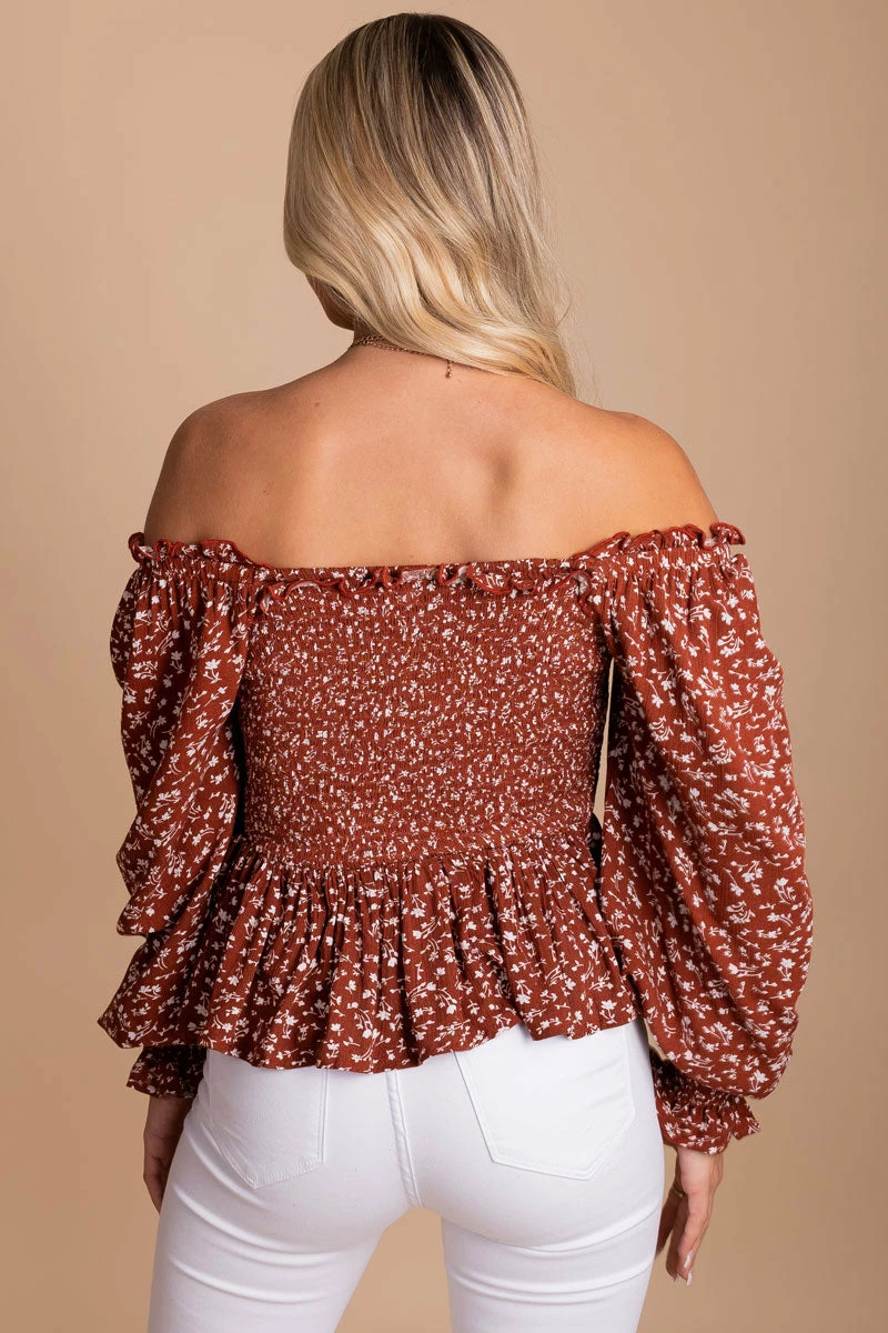 In Loom Desert Wildflower Smocked Long Sleeve Top 16 In Loom Desert Wildflower Smocked Long Sleeve Top - Image 14