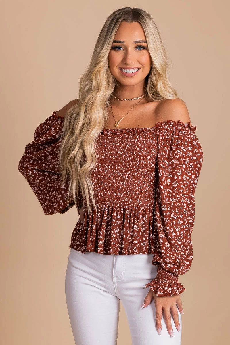 In Loom Desert Wildflower Smocked Long Sleeve Top 14 In Loom Desert Wildflower Smocked Long Sleeve Top - Image 12