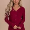 Active Basics Beautiful Girl Button-Up Top -bella ella boutique shop red main 54338bfe 163c 4110 a2b6 492846b45464 5000x
