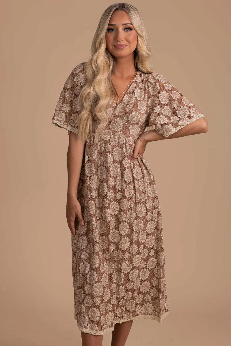 Listicle She's So Gorgeous Midi Dress 6 Listicle She's So Gorgeous Midi Dress - Image 4