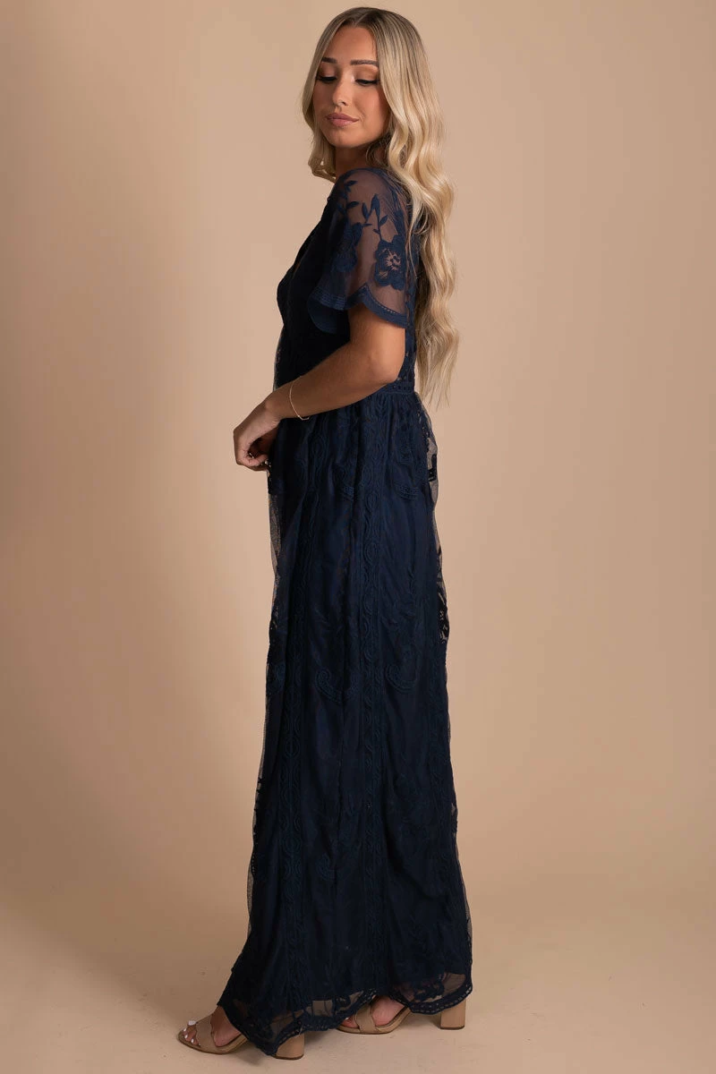 Ice Bird Simple Serenity Lace Maxi Dress 16 Ice Bird Simple Serenity Lace Maxi Dress - Image 14