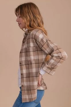 Lily Clothing One With Nature Plaid Button Up Top -bella ella boutique shop side cd0946c5 f8bb 4c6c 9dd5 604d043bf90b 5000x