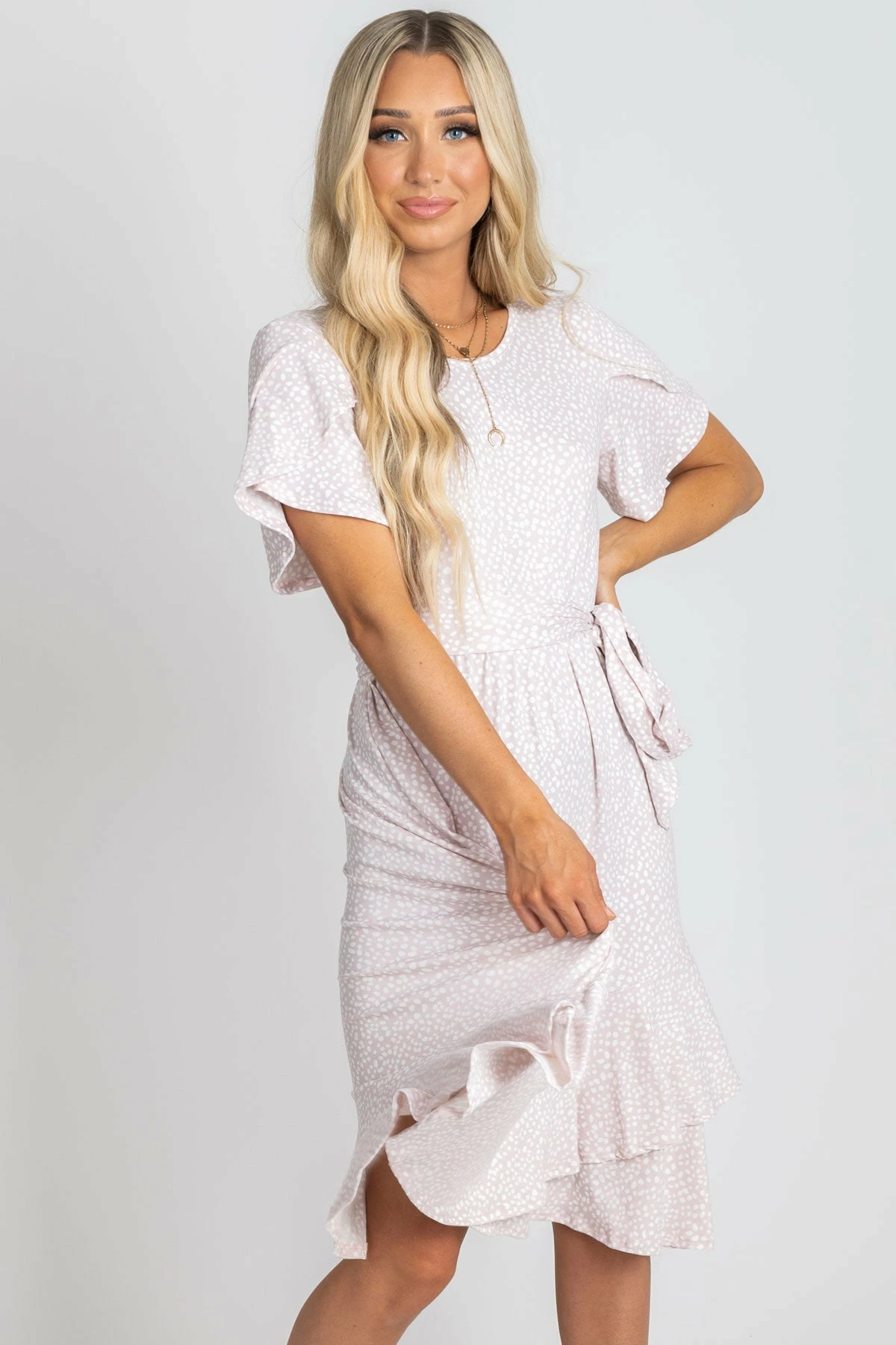 Reborn J Stealing Time Patterned Knee-Length Dress 15 Reborn J Stealing Time Patterned Knee-Length Dress - Image 13