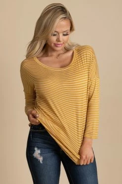 Ginger G Playing For Keeps Striped Long Sleeve Top 27 Ginger G Playing For Keeps Striped Long Sleeve Top -bella ella boutique shop striped long sleeve top 2 5000x