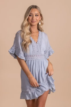 Blu Ivy This Time Around Lace Detail Mini Dress -bella ella boutique shop thistimearoundlacedetailmini BlueFront 5000x