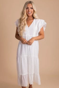 Bella Ella Boutique Time After Time Maxi Dress 55 Bella Ella Boutique Time After Time Maxi Dress -bella ella boutique shop time after time white main image 5000x