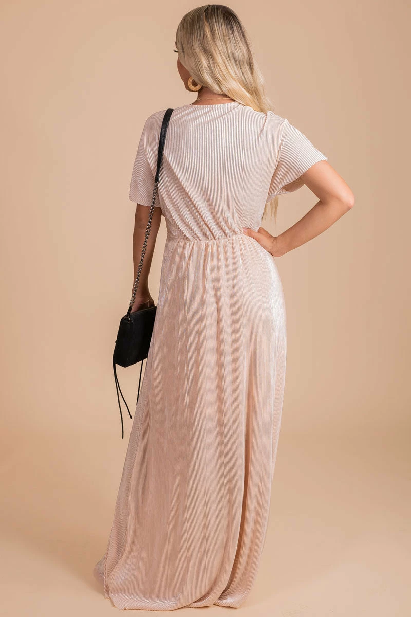 See & Be Seen What About Love Ribbed Maxi Dress - Light Pink 6 See & Be Seen What About Love Ribbed Maxi Dress - Light Pink - Image 4