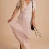 See & Be Seen What About Love Ribbed Maxi Dress - Light Pink -bella ella boutique shop what about love main image 5000x
