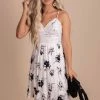 Love Tree Floral Lullaby Mini Dress -bella ella boutique shop white front 2b8450c7 4788 4a2d 8360 560c22534439 5000x