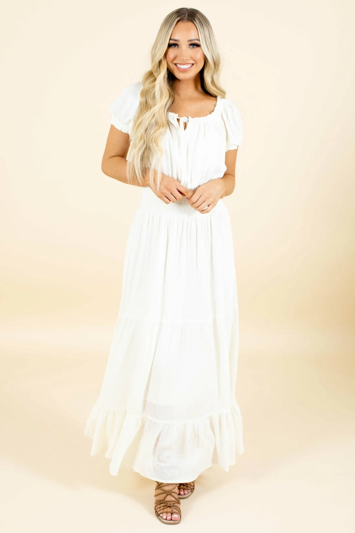 Promesa Forever In Love Maxi Dress - Off White 3 Promesa Forever In Love Maxi Dress - Off White