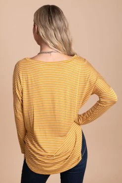 Ginger G Playing For Keeps Striped Long Sleeve Top 31 Ginger G Playing For Keeps Striped Long Sleeve Top -bella ella boutique shop yellow back 00f88662 b581 4dc1 a259 12ebb97f3b33 5000x