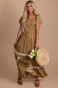 In Loom Spring In Your Step Floral Maxi Dress -bella ella boutique shop yellow front 064006fe c3f5 4ec0 8af9 eb37557372a9 5000x